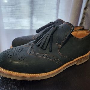 Penelope Chilvers Black Camber Suade Shoes - Size 9.5